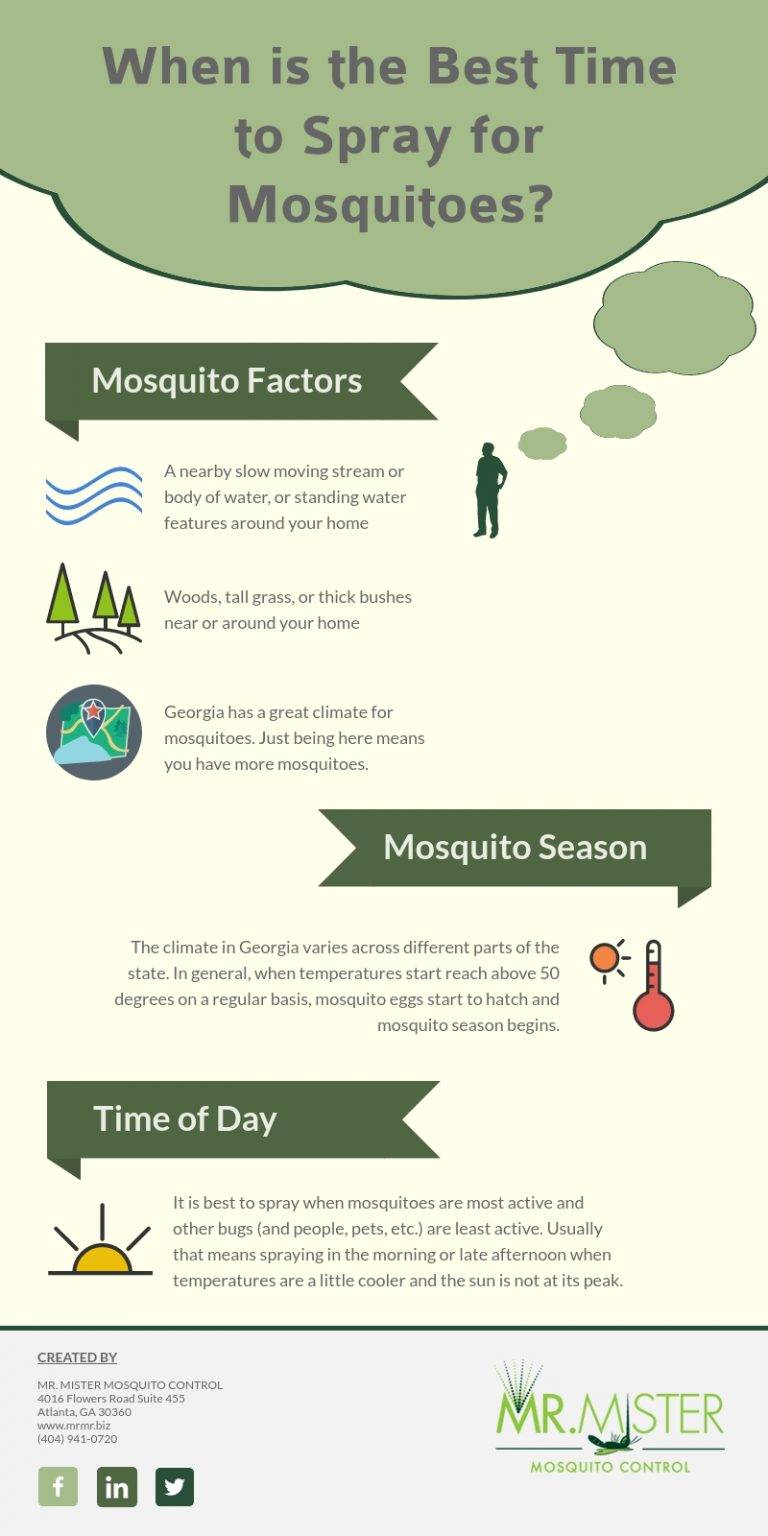 When is it Time to Spray for Mosquitoes Mr. Mister Mosquito Control